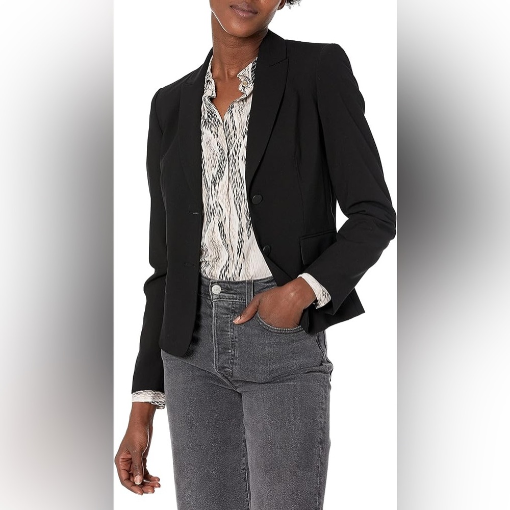 Calvin Klein Women's Two Button Lux Blazer